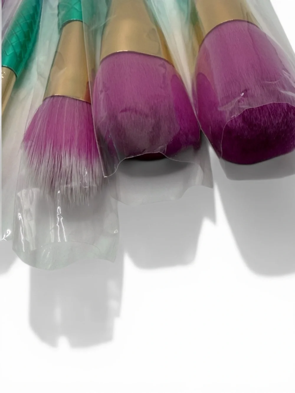 Tarte Minutes To Mermaid Synthetic Brush Set 5 DISCONTINUED Shadow Highlighter‎